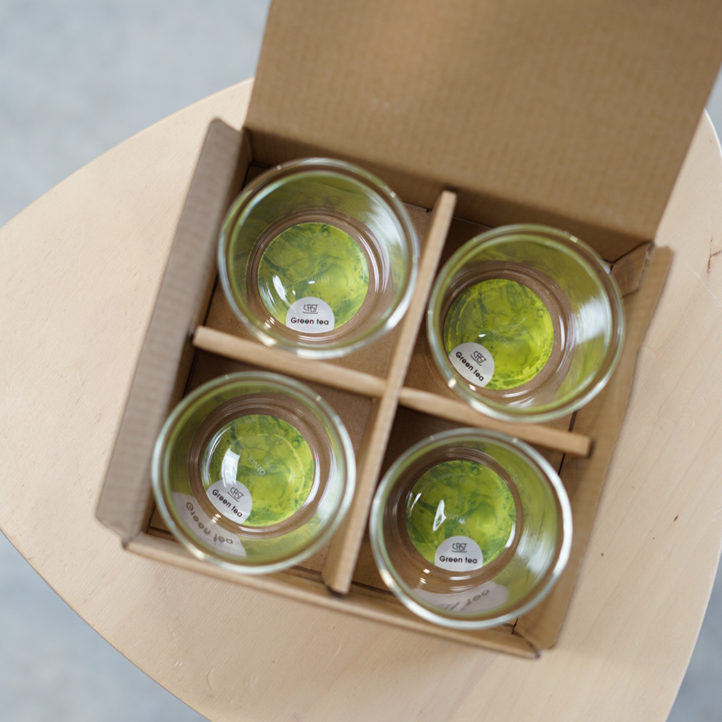 Kinto Cast Green Tea Glass (180ml, Set of 4)