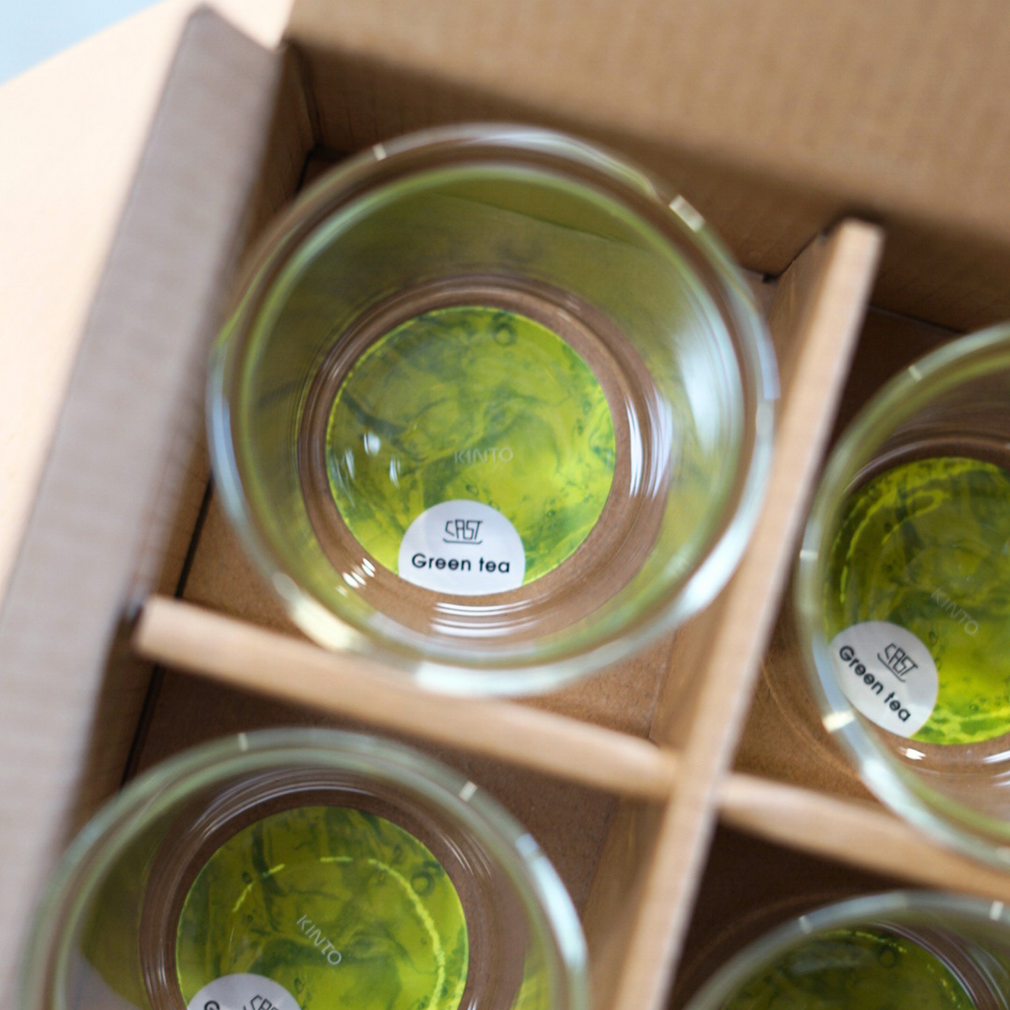 Kinto Cast Green Tea Glass (180ml, Set of 4)