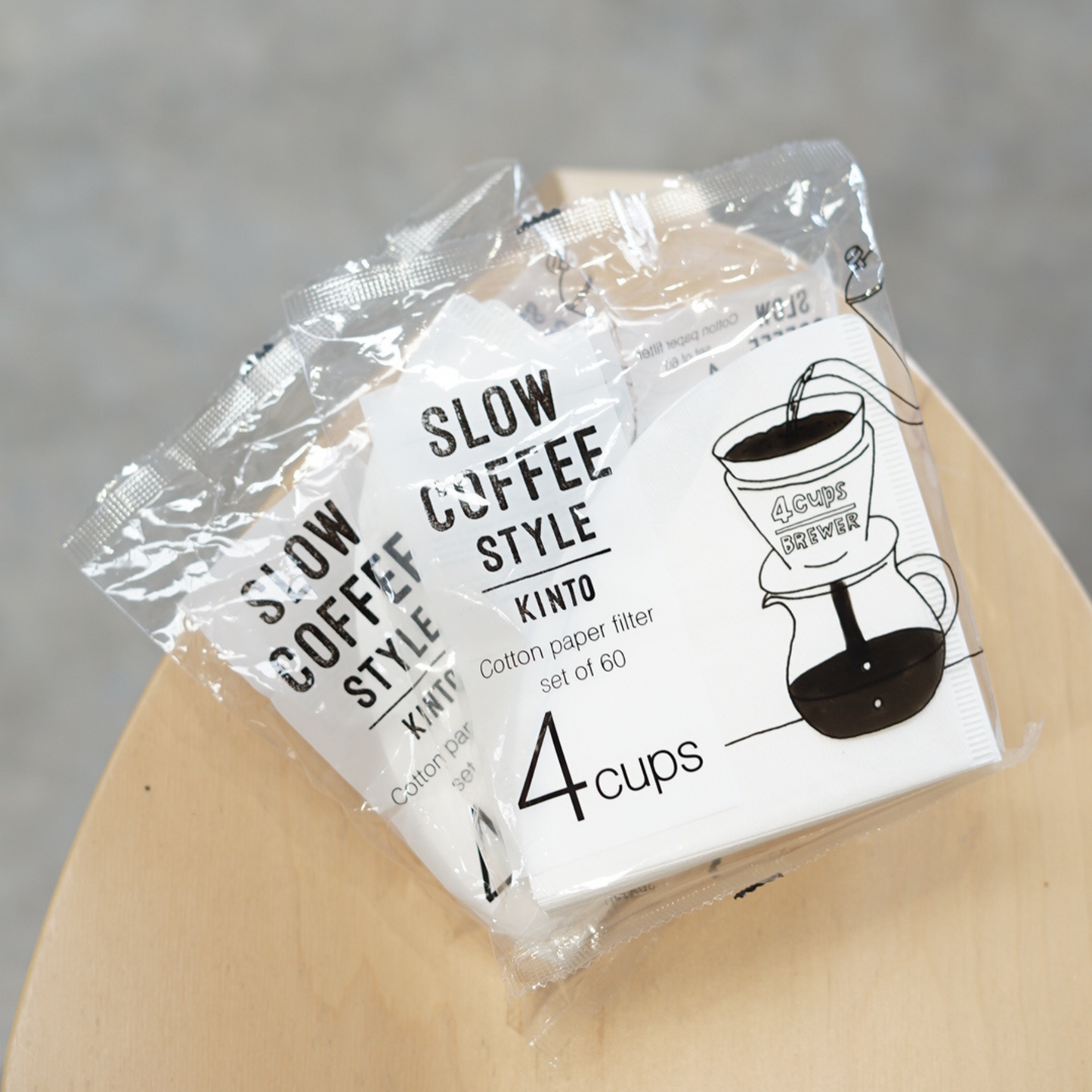 Kinto SCS Cotton Paper Filter (4 Cups)